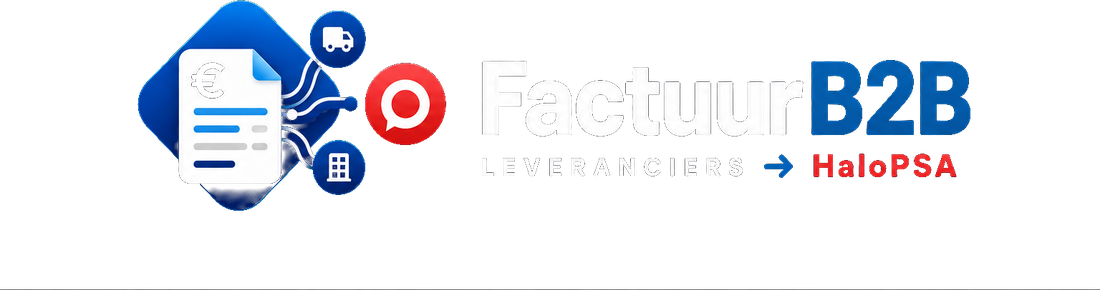 FactuurB2B — leveranciers naar HaloPSA